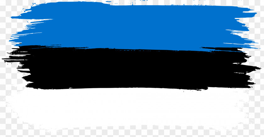 Watercolor Brush Stroke Flag Of Estonia Austria PNG