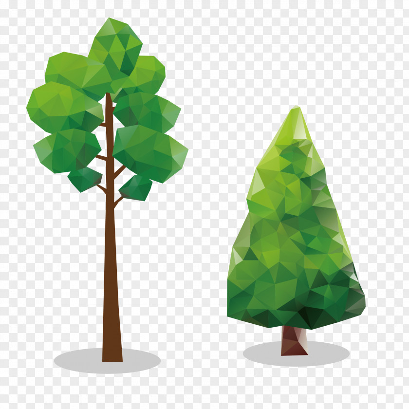 Diamond Texture Green Plants Tree Euclidean Vector PNG