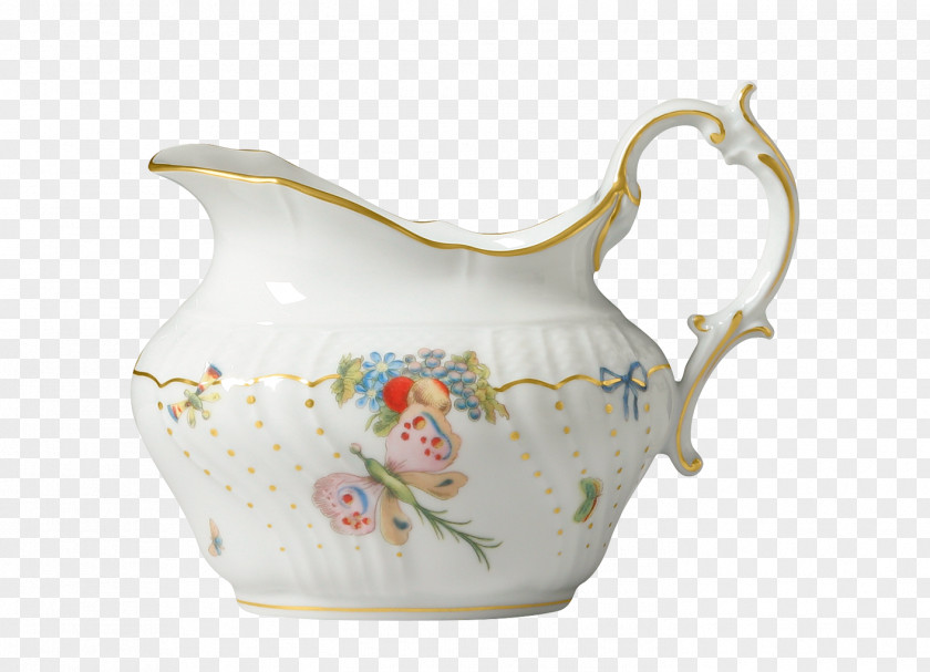 Doccia Porcelain Jug Lattiera Teapot PNG