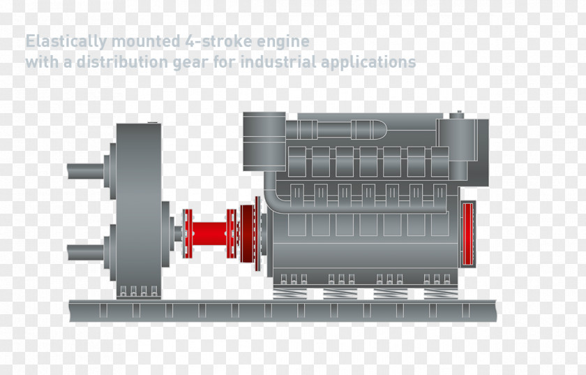 Engine Geislinger Coupling Torsional Vibration Machine Two-stroke PNG