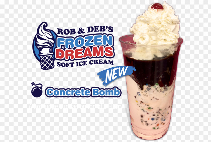 Ice Cream Sundae Rob & Deb's Frozen Dreams Frappé Coffee Milkshake PNG
