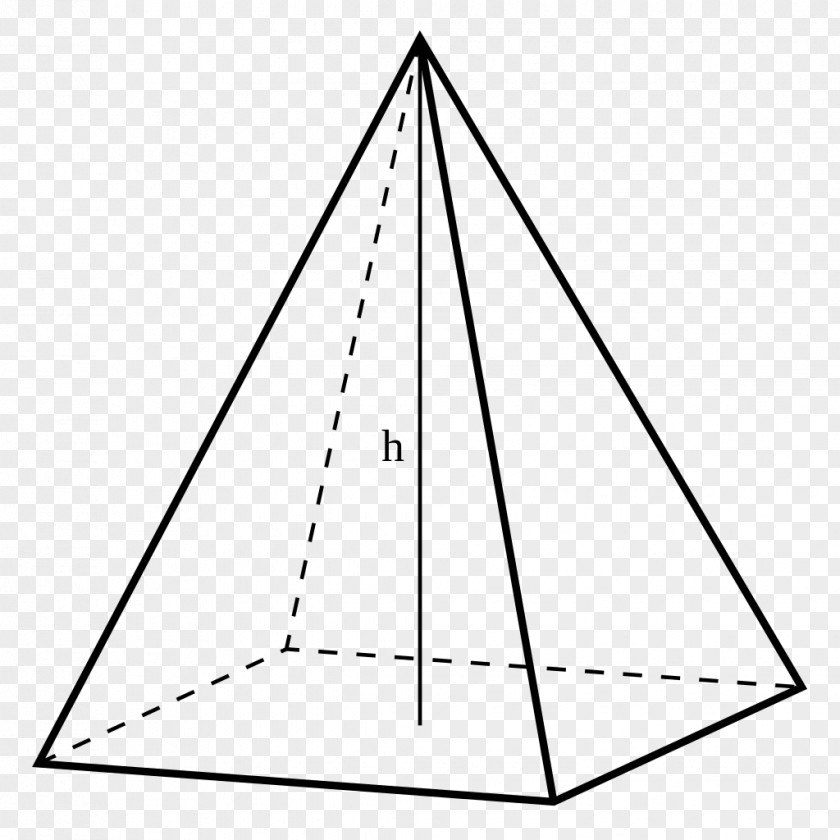 Pyramid Egyptian Pyramids Drawing Line Three-dimensional Space PNG