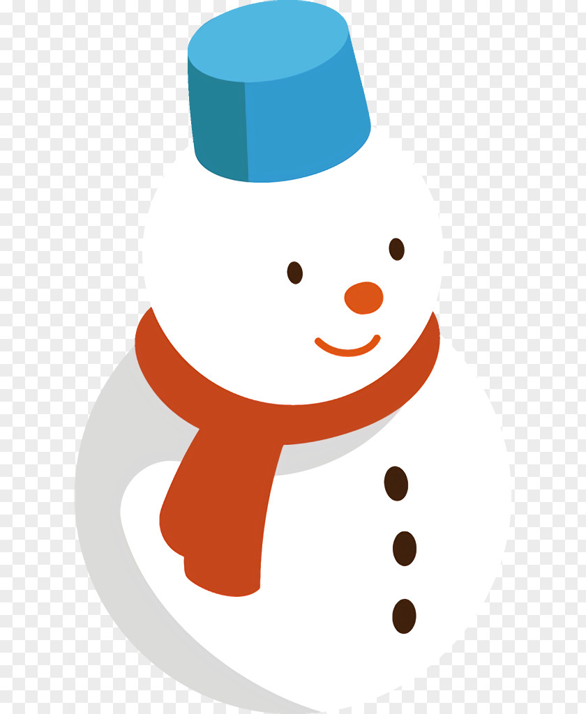 Smile Nose Snowman PNG