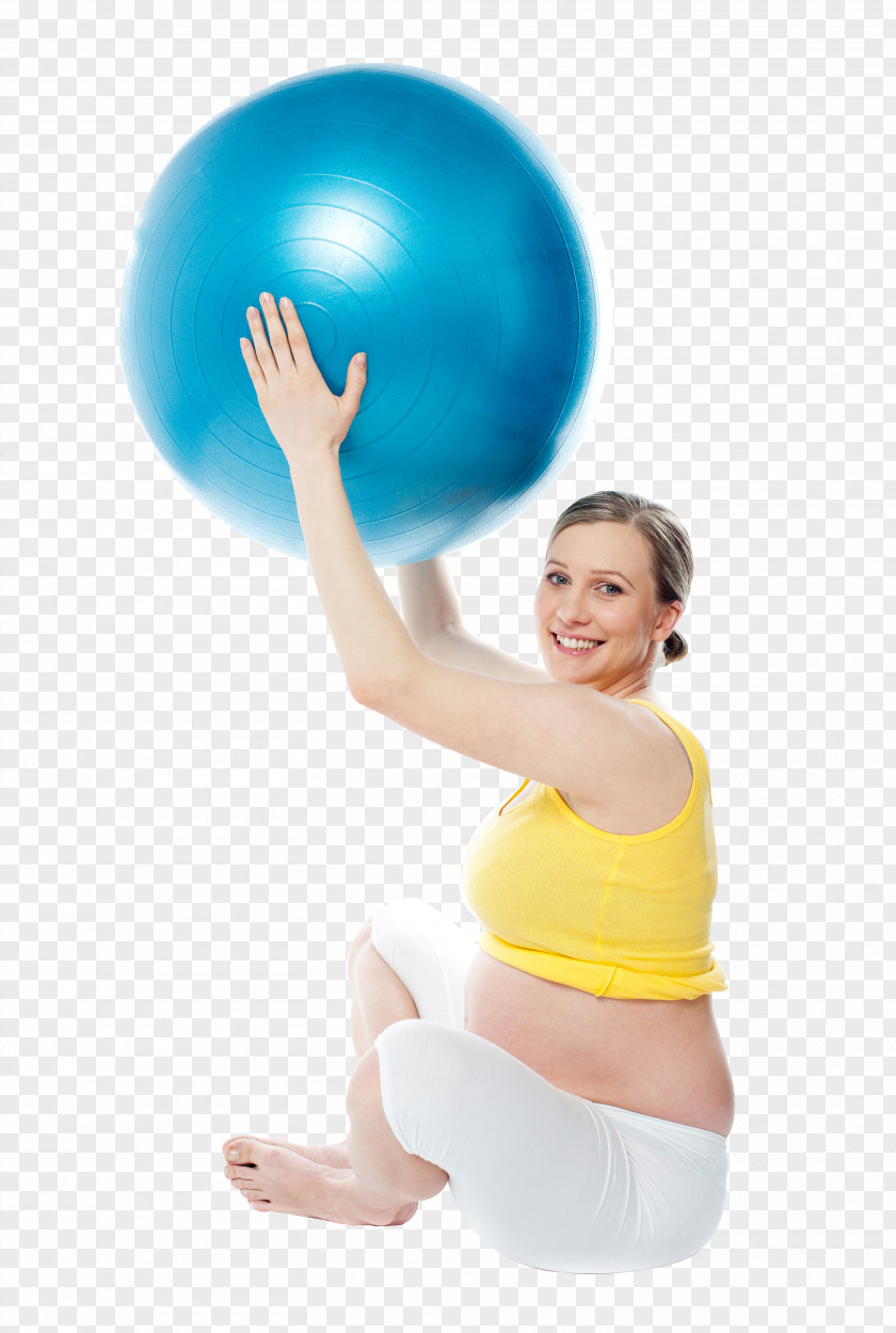 Woman Exercise Balls PNG