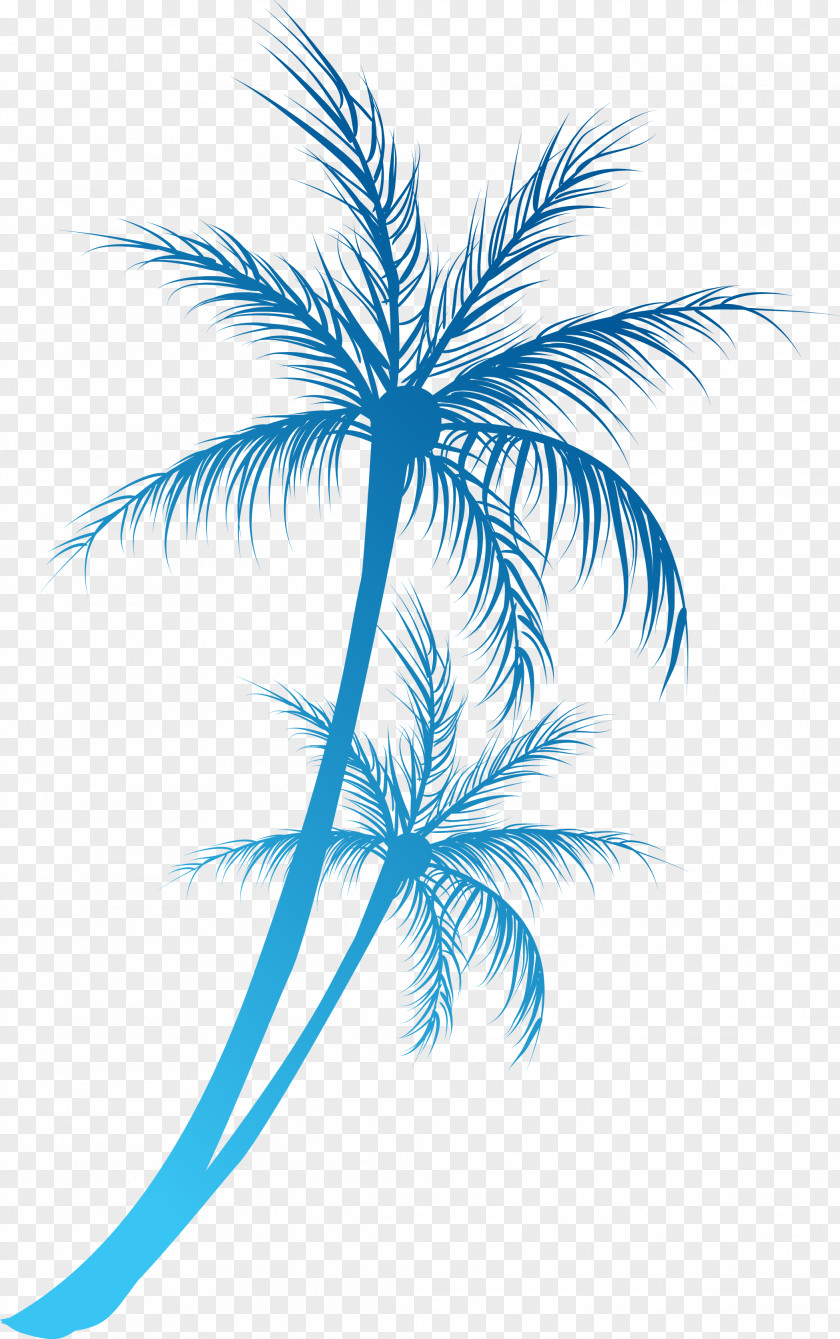 Great Cartoon Coconut Tree Branch Arecaceae Royalty-free Clip Art PNG