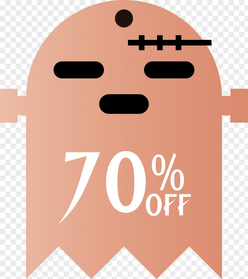 Halloween Discount Sales 70% Off PNG