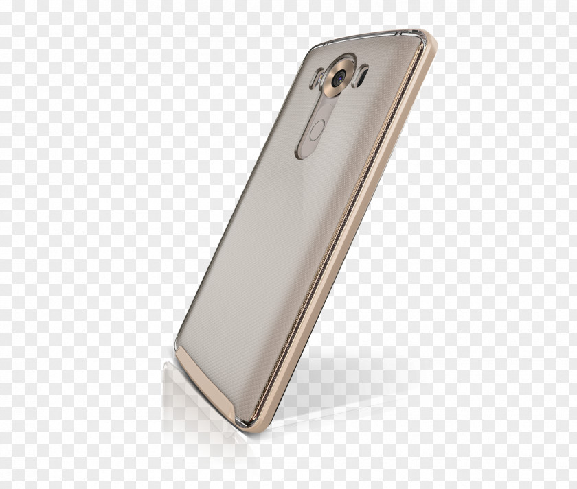 Open Case Smartphone LG V10 Gold PNG