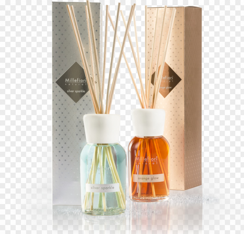Orange Glow Glass Bottle Perfume Aroma Compound Diffuser Millefiori PNG