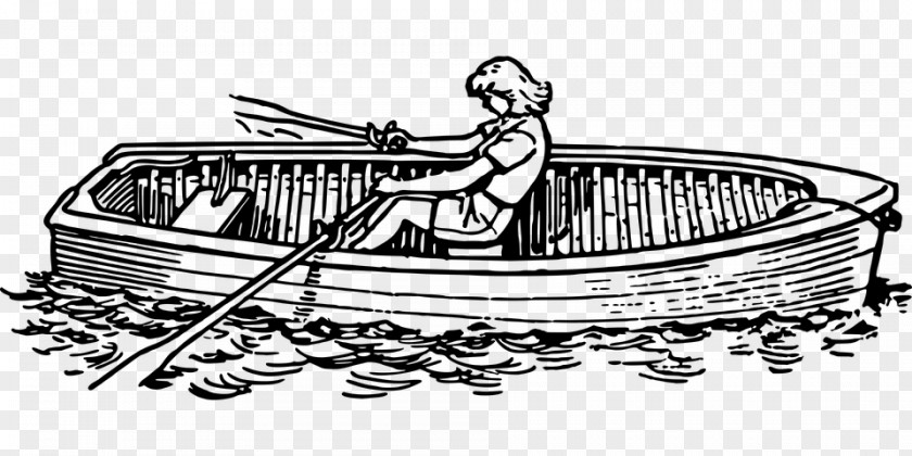 Rowing Boat Oar Clip Art PNG