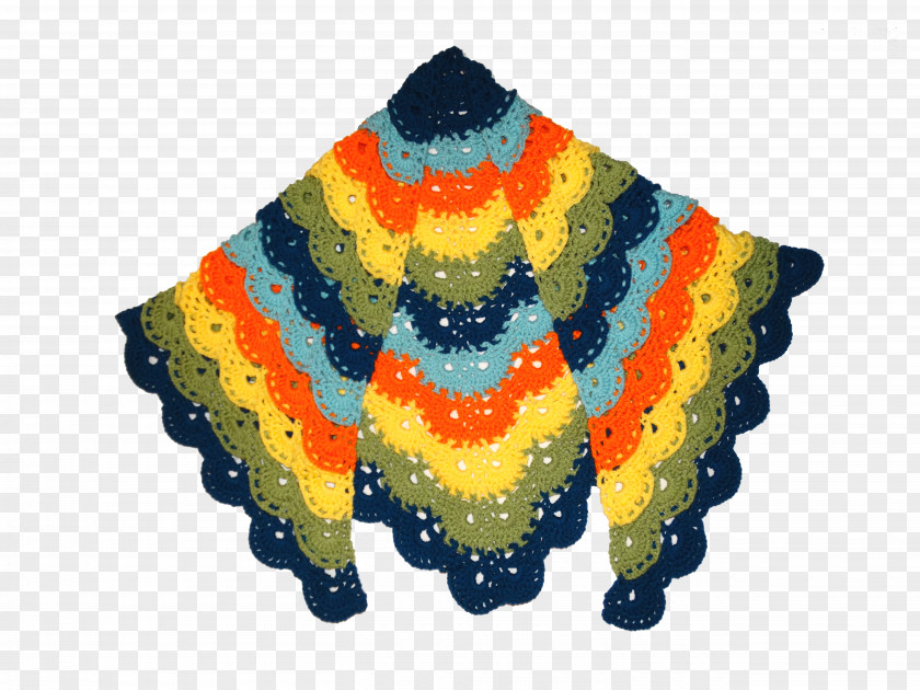 Black Shawl Crochet Scarf Quilt Pattern PNG