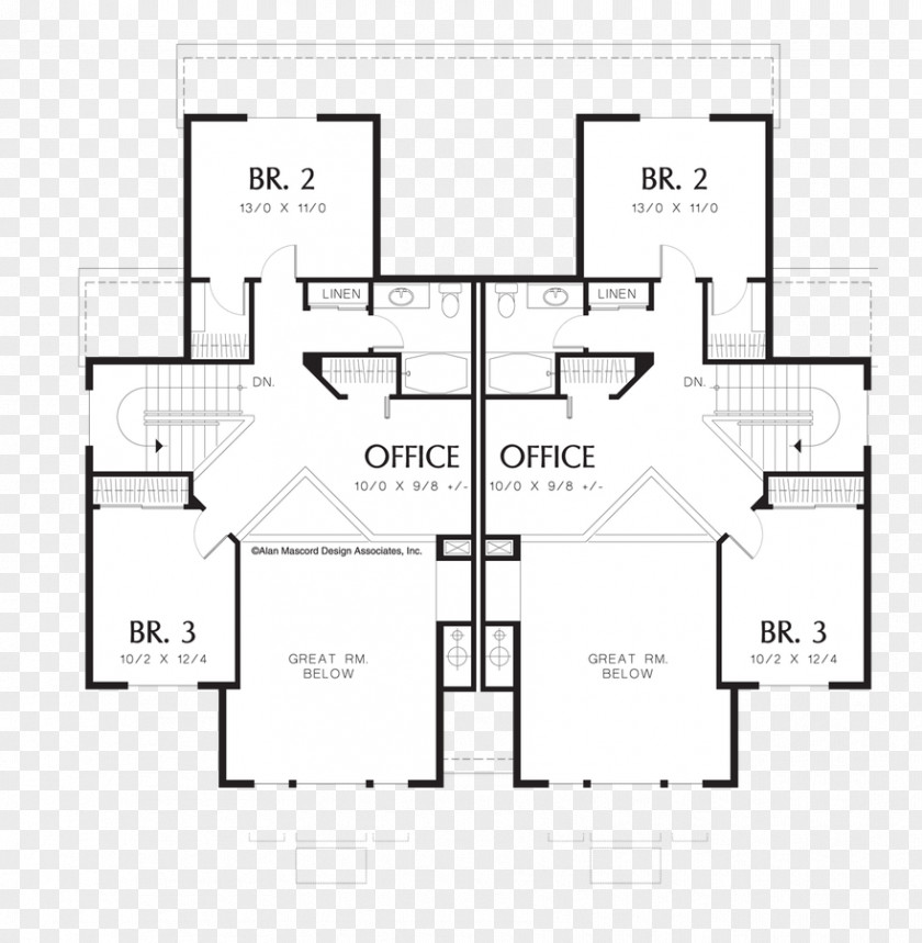 Design Floor Plan Line PNG