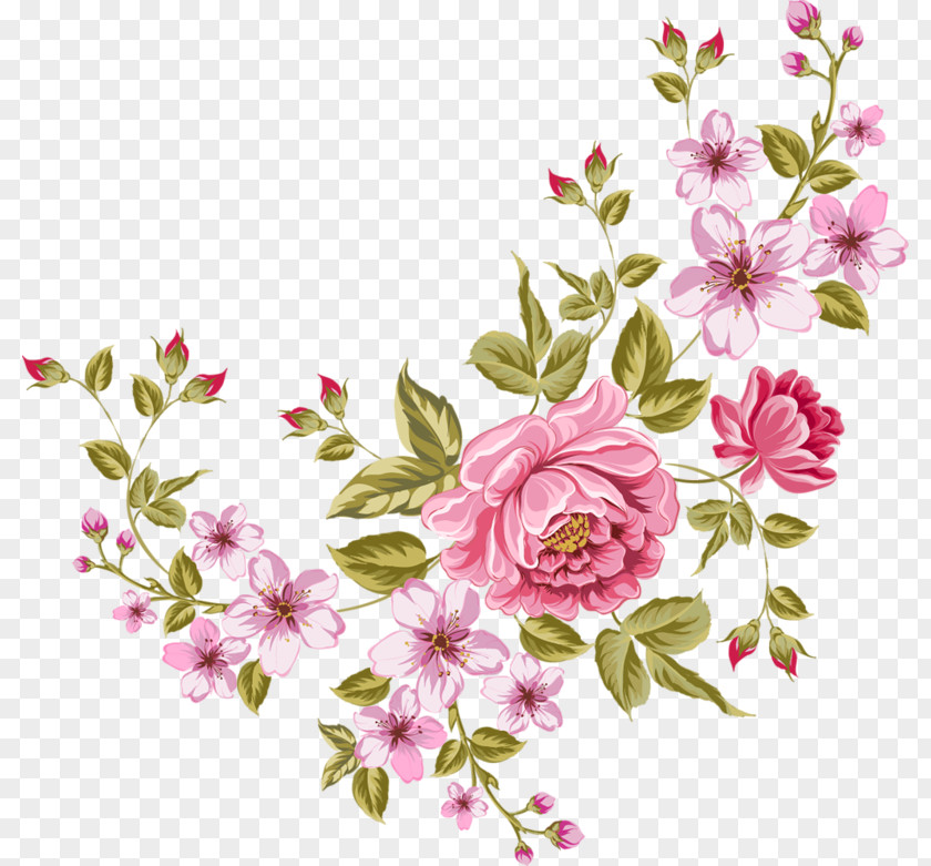 Flower Floral Design Bouquet Rose Pink Flowers PNG