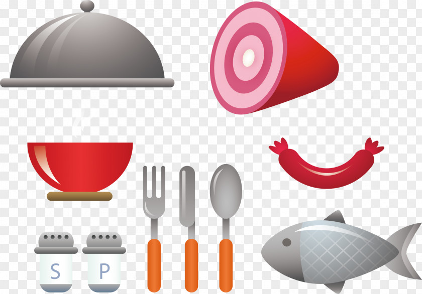 High-end Hotel Drawing Food PNG