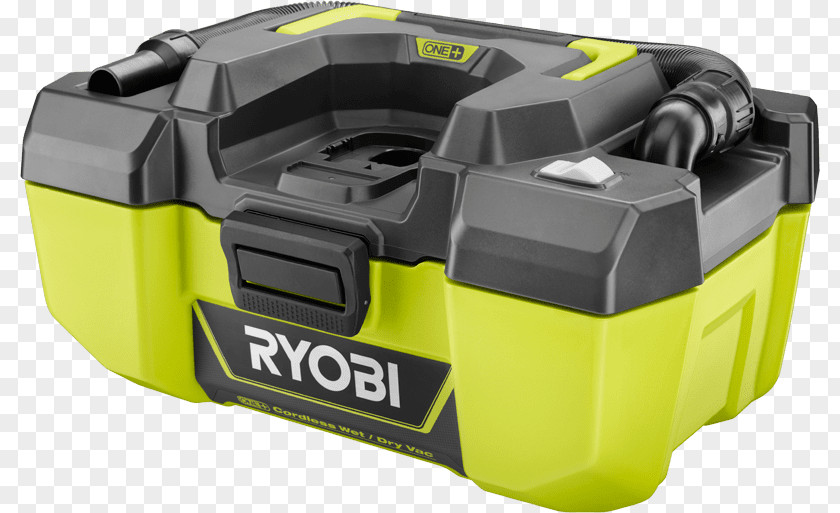 Ryobi Jigsaw 18-Volt ONE+ 6 Gal. Cordless Wet/Dry Vacuum (Bare-Tool) Cleaner One+ Super Charger With Lithium-Ion Compact Battery PNG