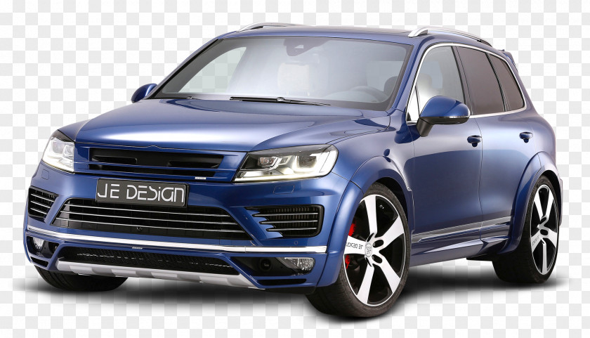 Volkswagen Touareg Blue Car 2015 Sport Utility Vehicle Group PNG