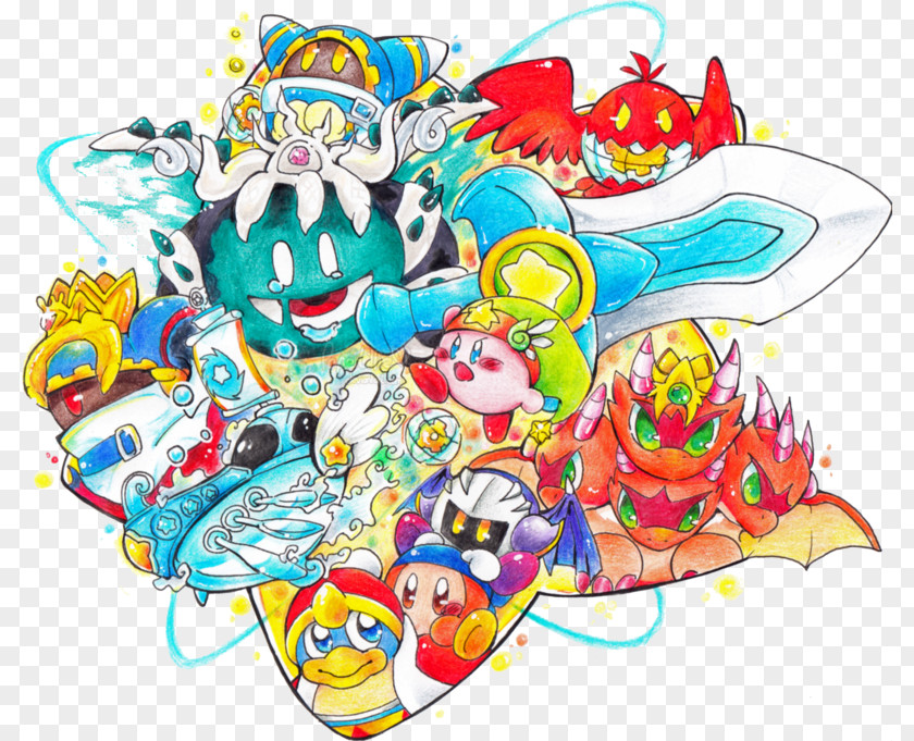 5th Anniversary Kirby's Return To Dream Land King Dedede Bill Cipher PNG