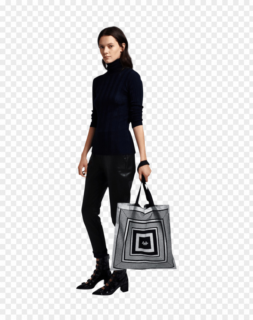 Bag Handbag Black & Silver Tasche PNG