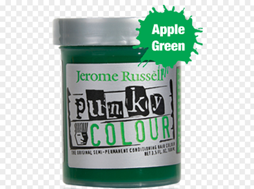 Post It Green Hair Coloring Dye PNG