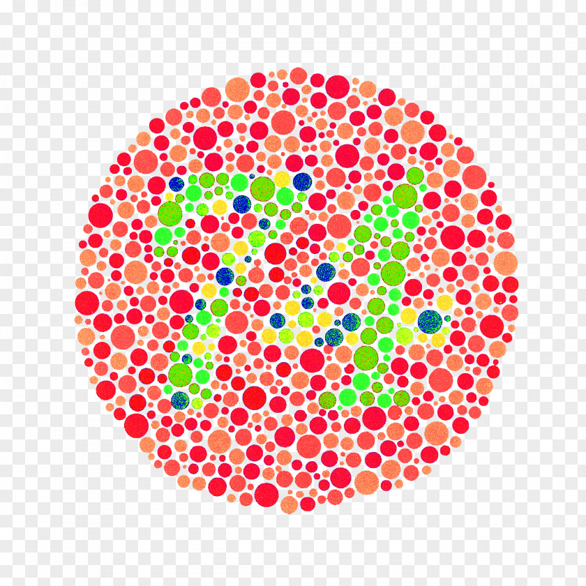 Eye Ishihara Test Color Blindness Vision Dichromacy PNG