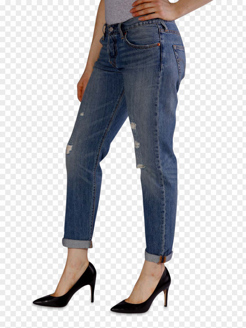 Female Jeans Denim Cobalt Blue Waist PNG