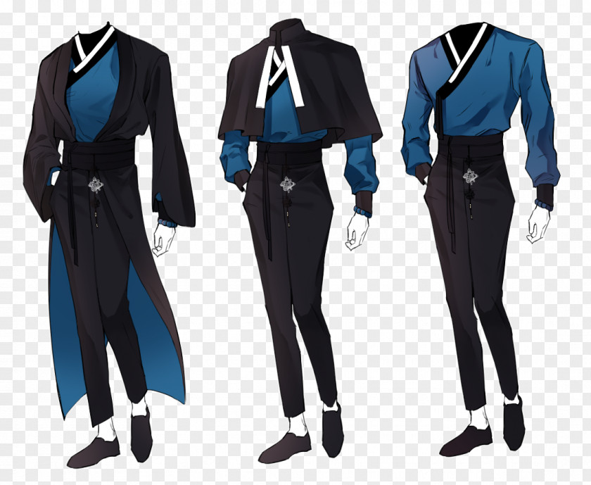 Japanese Clothing Tuxedo Dress Character Drawing PNG