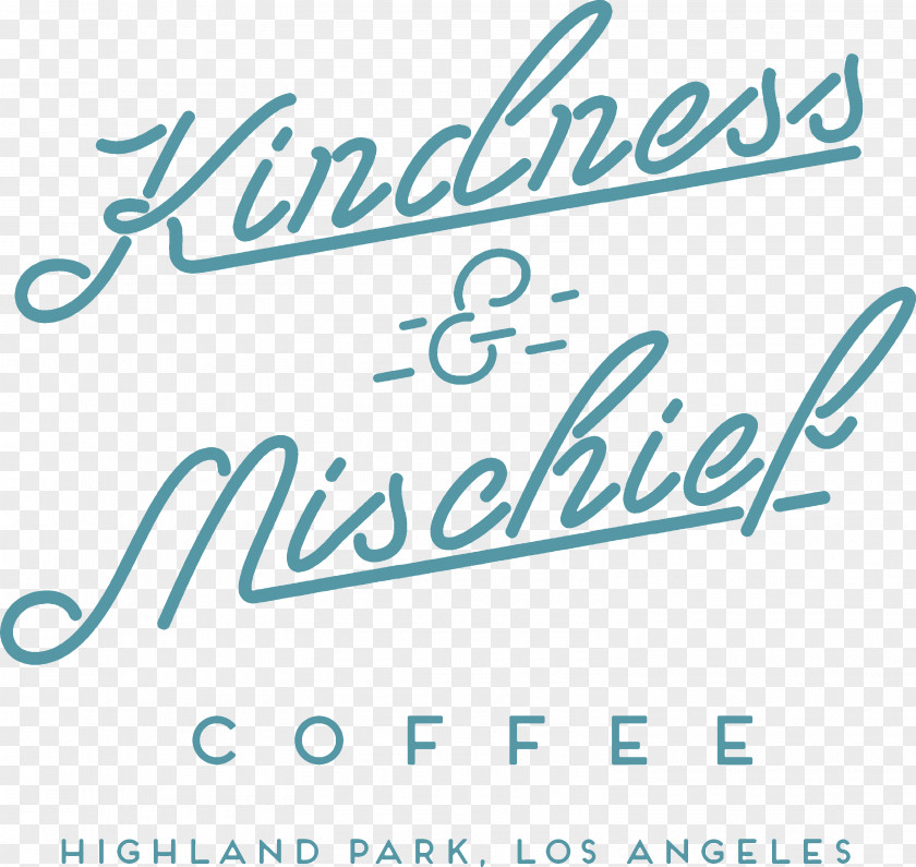 Line Logo Brand Font Kindness & Mischief Coffee PNG