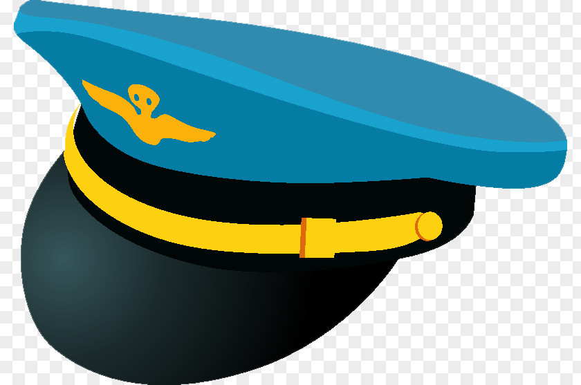 The Captain's Hat Cap Blue Clip Art PNG