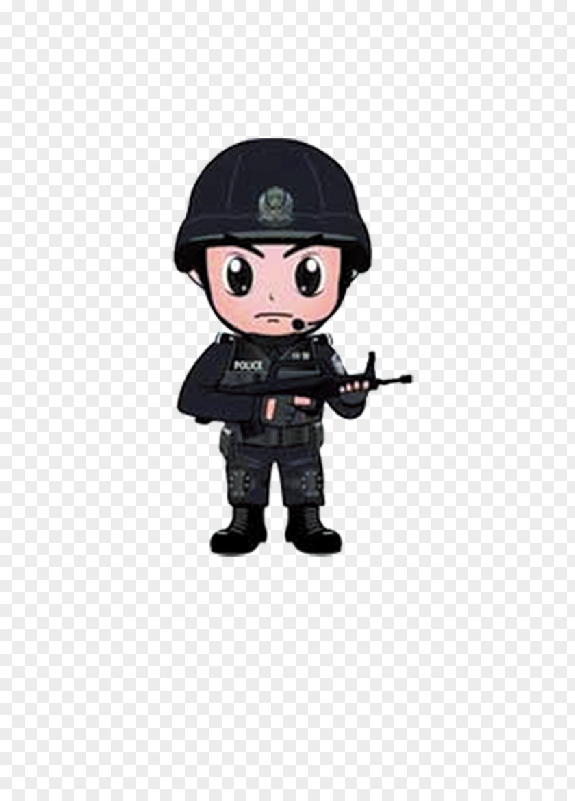 Cartoon Police Officer SWAT Clip Art PNG