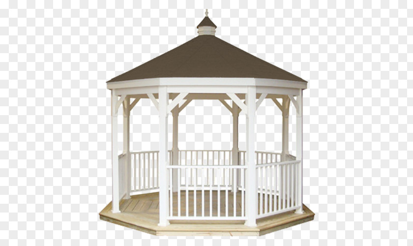 Gazebo Roof Shingle Table Cottage Garden Pergola PNG