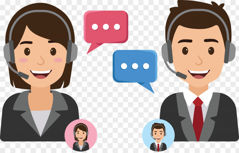 News Anchor Customer Service Call Centre Icon PNG