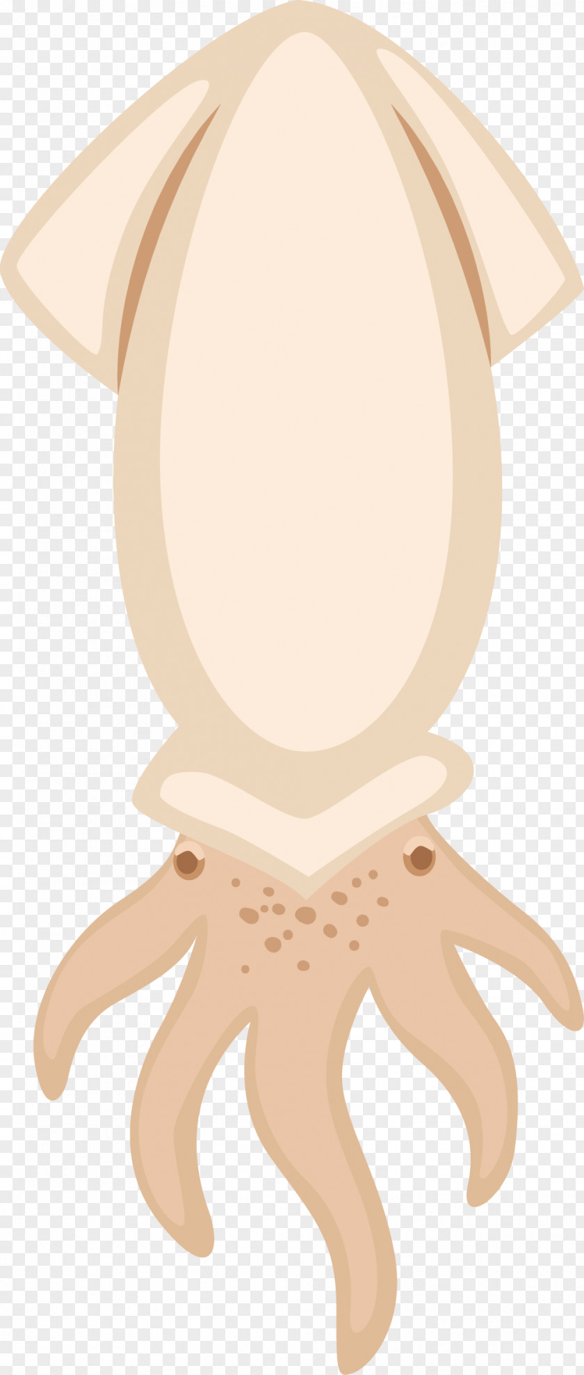 Stock Vector Mushrooms Octopus Cartoon Character Illustration PNG