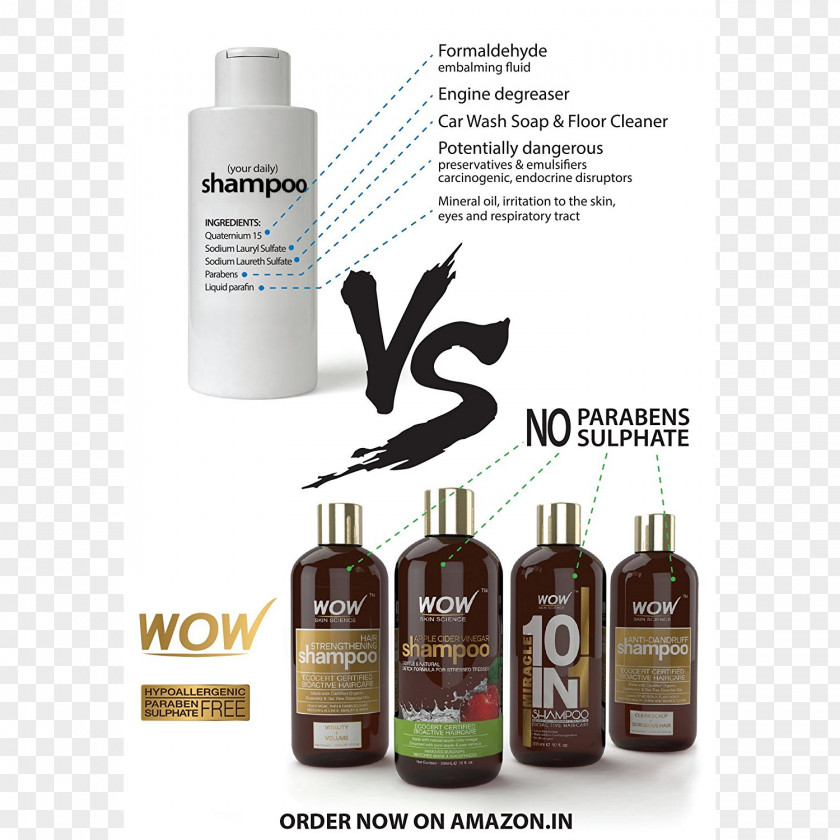 Apple Cider Vinegar Shampoo Dandruff Oil Hair Care Cleanser PNG