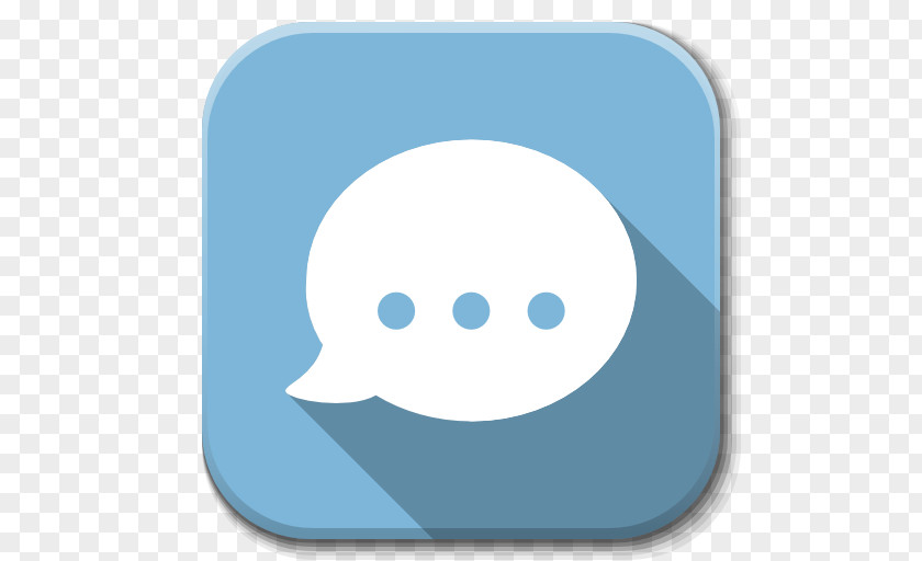 Apps Chat Smile Font PNG