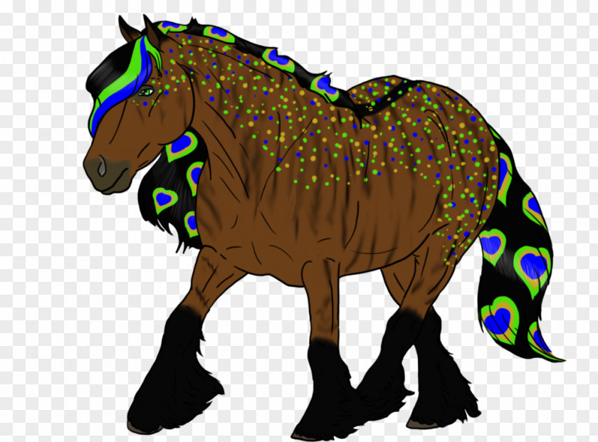 Mustang Mane Stallion Donkey Halter PNG