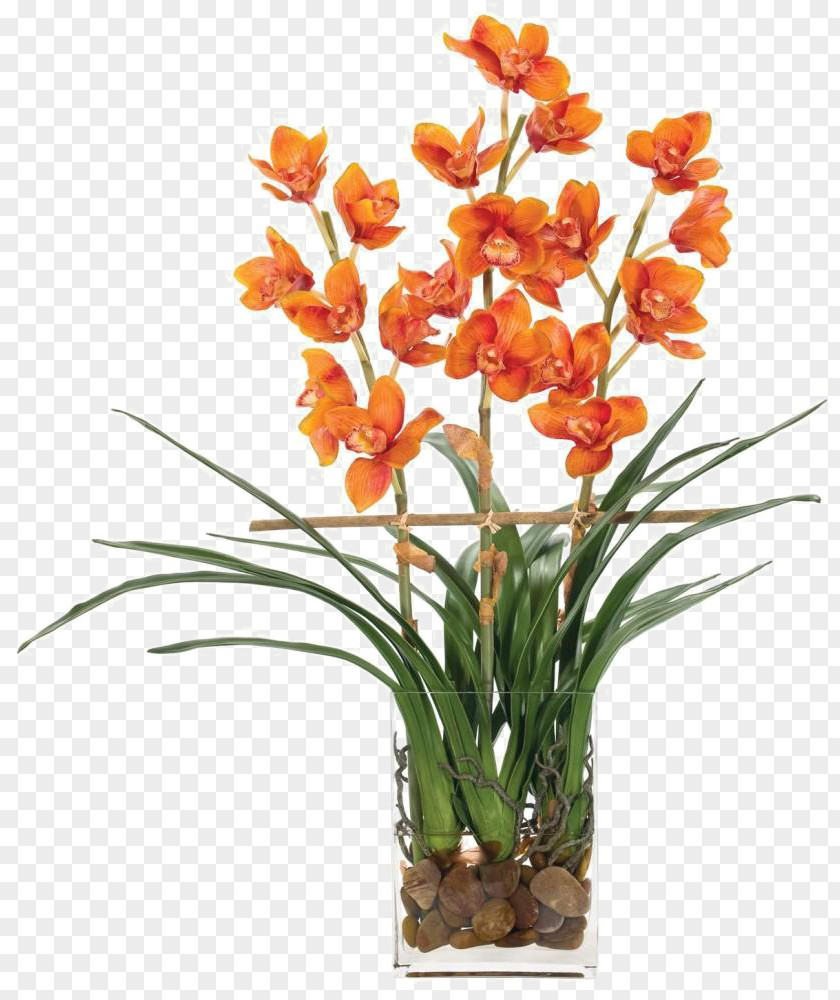 Orange Flower Arrangement Floral Design Designer PNG