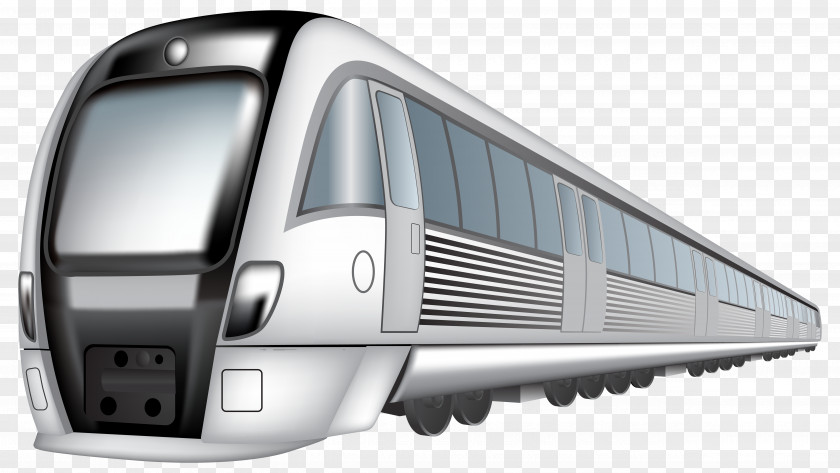 Bullet Train Silhouette Rail Transport High-speed Clip Art PNG