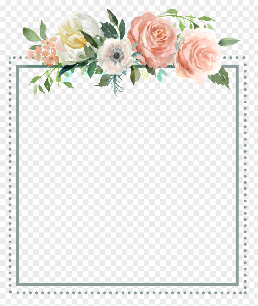 Flower Floral Design Borders And Frames Image Wedding Invitation PNG