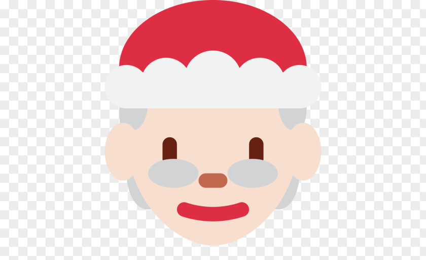 Santa Claus Mrs. Rudolph Emoji Christmas PNG