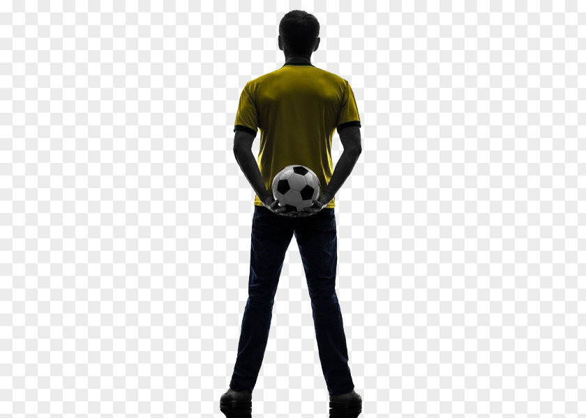 The Man With Football Player Team Stock Photography Silhouette PNG