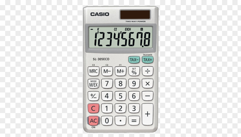 Desktop Calculator12 DigitsSolar Panel, Battery Calculator CasioCalculator Casio SL-300VER D-20TER PNG