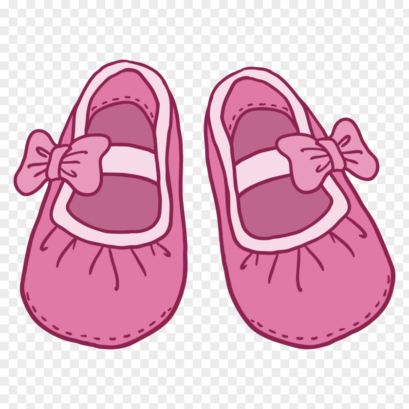 Flip-flops Slipper Shoe Child PNG Child, Pink girl children shoes clipart PNG