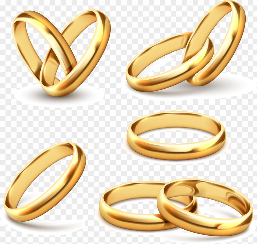Gold On The Ring Wedding Stock Photography PNG