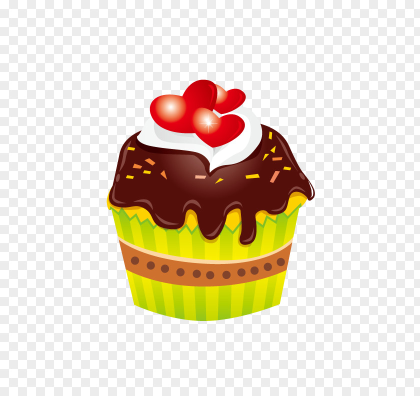 Heart Chocolate Cake Cupcake Chip Cookie Lollipop Bar PNG