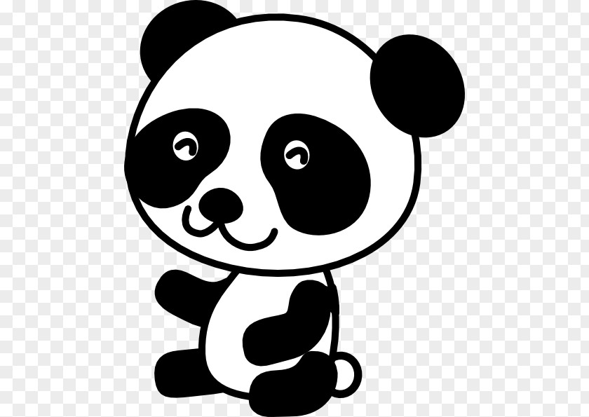 Panda Eating Cliparts Giant Bear Red Cuteness Clip Art PNG