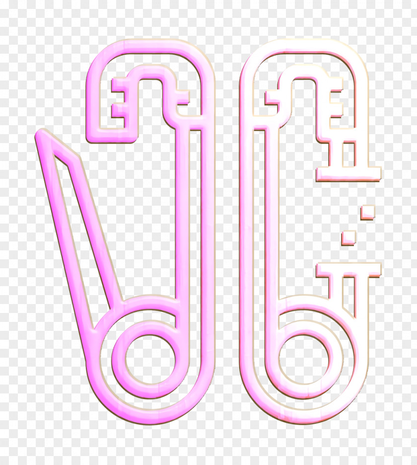 Sew Icon Safety Pin Craft PNG