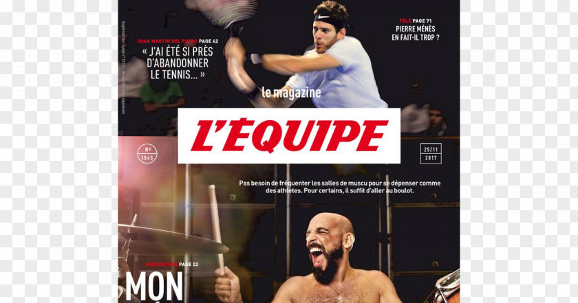 Open Magazine Le L'Équipe 25 November Sports Boxing Glove PNG