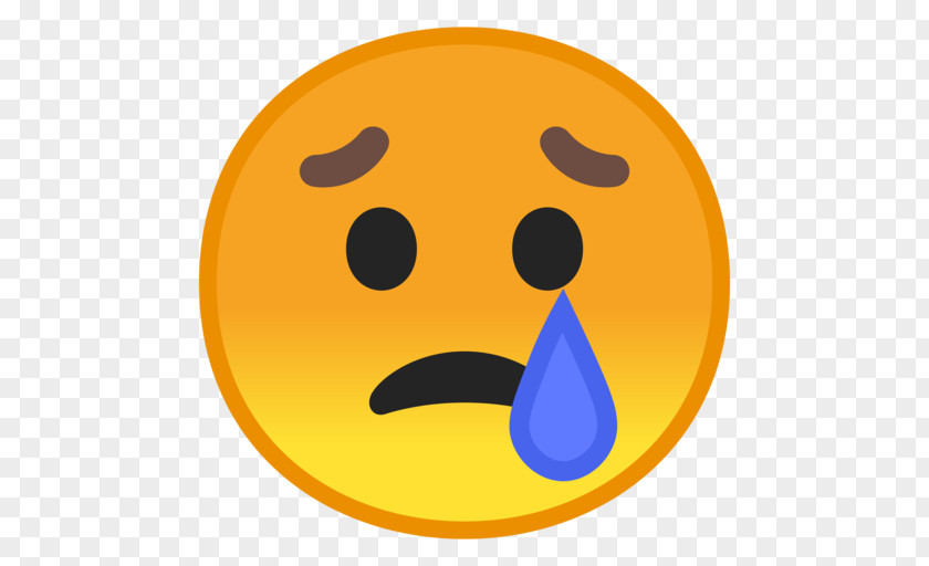 Sad Face Emoji Smiley Emoticon Crying PNG