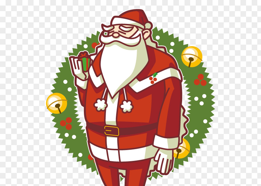 Santa Claus Christmas Ornament Clip Art PNG