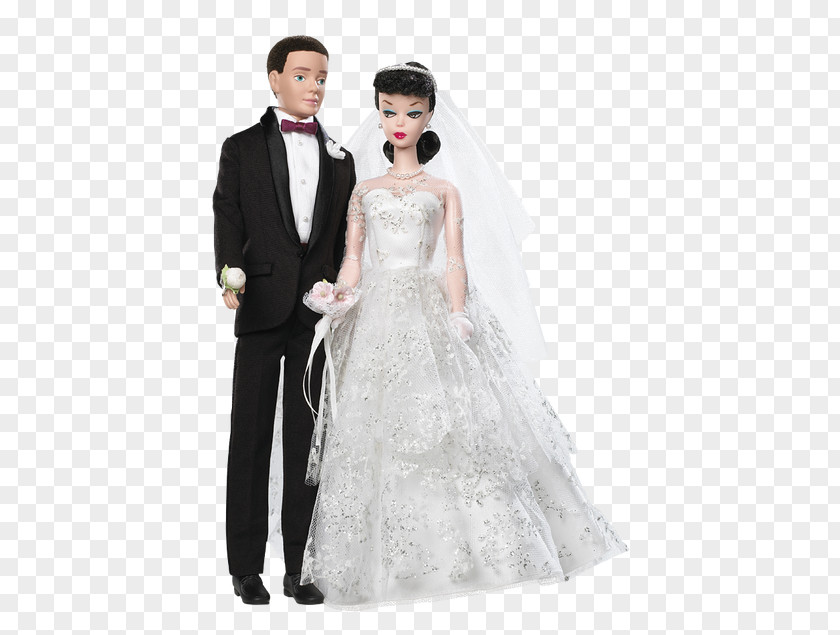 Barbie Ken Doll Wedding Dress Bride PNG