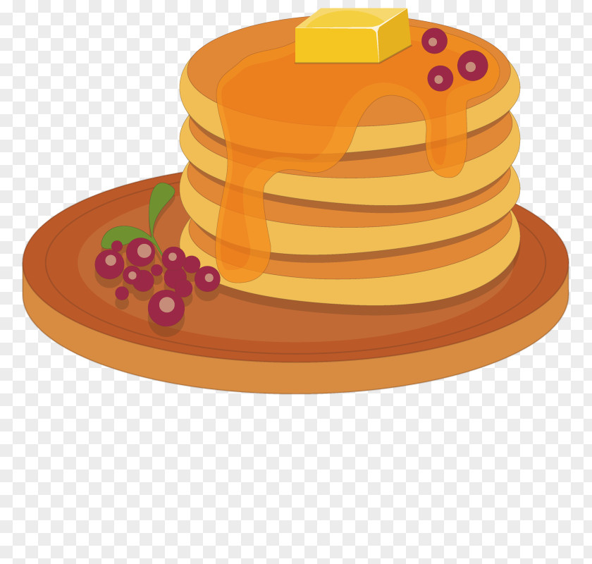 Breakfast Cheese Pancake Berry PNG